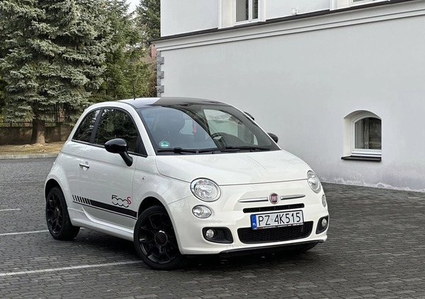 Fiat 500 cena 29900 przebieg: 135000, rok produkcji 2013 z Poznań małe 631